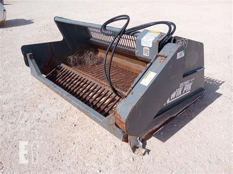 skid steer rock picker bucket kwik pik for sale|ez pick rock picker.